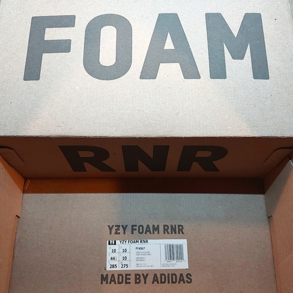 Adidas Yeezy Foam RNNR Runner Mist Mens Size-10 - Picture 8 of 9